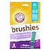 Arm & Hammer For Pets Brushies Dental Treats for Dogs | Dog Dental Chews with Baking Soda Fight Bad Breath, Plaque & Tartar without Brushing | Mint Flavor, 8 Pcs