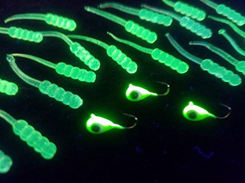 21年最新海外 オモリシンカー 12フック3 Hooksetterタングステンジグ Pack B077jk9mk3 Chartreuseグロー Jr 40 Pack Waxie Dancin 1 1 With メーカー直送