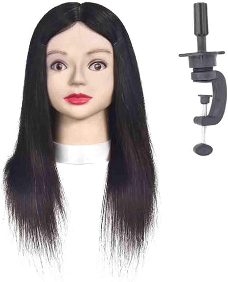 hair styling head for practice