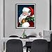 ACANDYL DIY Paint by Numbers Kit for Adults Paint by Numbers Beginner Canvas Painting by Number DIY Acrylic Oil Painting on Canvas Arts Craft Decoration 16x20 Inch (Santa A)