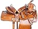 AceRugs Ranch Work Saddle 15″ 16″ 17″ 18″ Western Cowboy Premium Tooled Leather Trail Comfy SEAT Horse TACK Set (Tan, 18)thumb 1