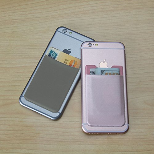 image for Magic Vosom Mobile Stick-on Pocket Card Wallet Compatible with Iphone 