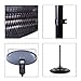 sundate Electric Patio Heater, Indoor/Outdoor Halogen Infrared Space Heater with 3 Power Levels, PHP-1500DI