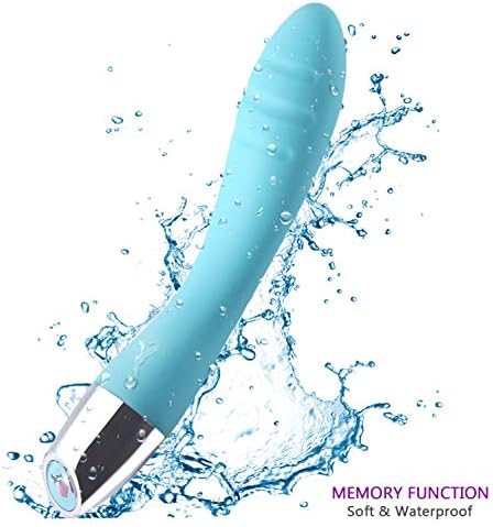 Wireless Electric Waterproof Wand Massager - USB Rechargeable - Medical Grade Silicone -Memory Function - Arbitrary Bending - A Good Assistant for Your Life.(Blue)