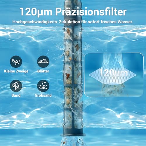 Wireless Pool Cleaner 2-in-1, Rechargeable Handheld Device for Pool & Hot Tub with up to 60 Minutes Runtime, Telescopic Pole, Ideal for Floor Cleaning of Above Ground Pools