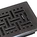 Accord Ventilation AMFRRBB214 Wicker Design Floor Register, Oil Rubbed Bronze, 2