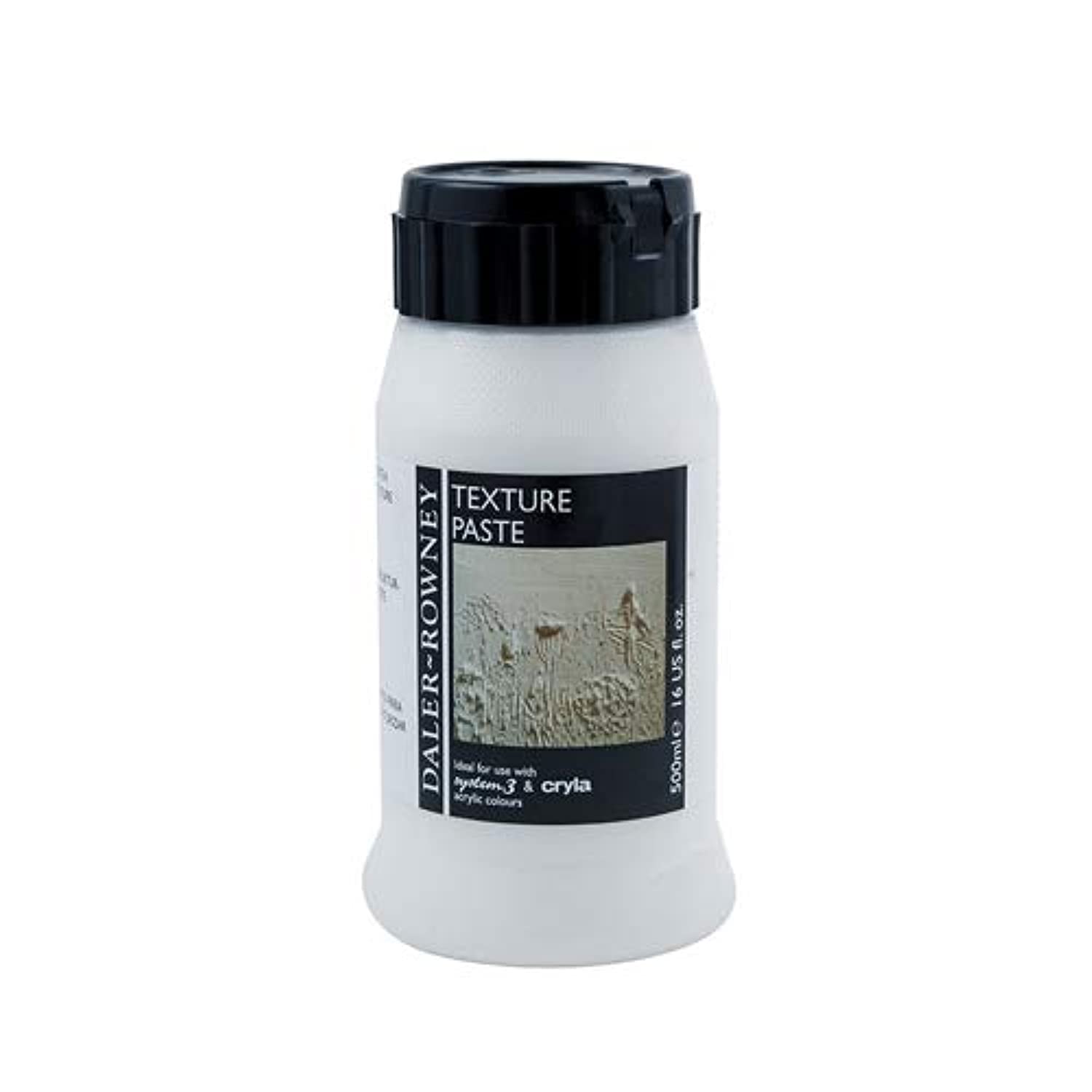 Daler-Rowney Acrylic Medium, Plastic Pot, 16.91oz - 500 ml, Texture Paste