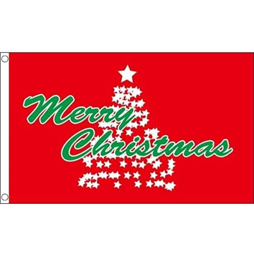 AZ FLAG - Christmas Tree Flag - 3x5 Ft - 100D Polyester Merry Christmas Banner with Two Metal Grommets - Fade Resistant - Vivid Colors - 3' x 5' Feet - 150x90 Cm