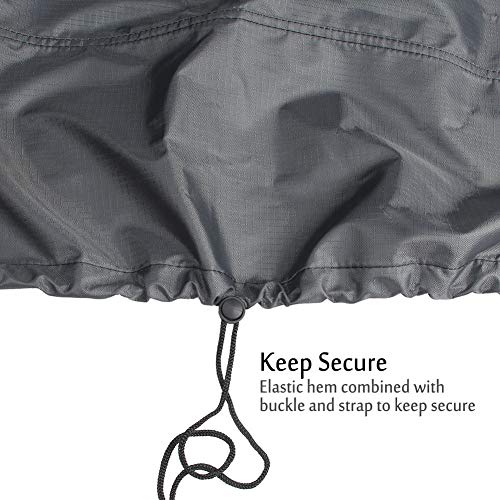 KAMaster 29 in Grill Full Cover for Large Big Green Egg,Kamado Joe Classic Ceramic Grill,29 Inch Dia Waterproof Outdoor Grill Cover Smoker Accessories Long Enough to Cover Wheel - Thumbnail 4