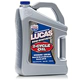 Lucas Oil (10115-4PK) Semi-Synthetic 2-Cycle Oil - 1 Gallon Jug, (Pack of 4)