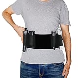 UP UPKJ Gun Holster Belly Band Holster for Concealed Carry, Neoprene Waist Band Handgun Carrying System, Elastic Hand Gun Holder for Pistols Revolvers for Men and Women