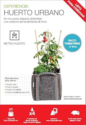 Experiencia Huerto Urbano Saco Tomatero + Plantas ECO: Amazon.es ...
