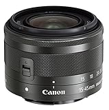 Canon 15-45mm F/3.5-6.3 IS STM Lens (Black) - International Version (No Warranty)
