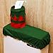 promotion Toilet Seat Cover Rug Set Christmas Decorations Bathroom Set of 3 pieces BUREI