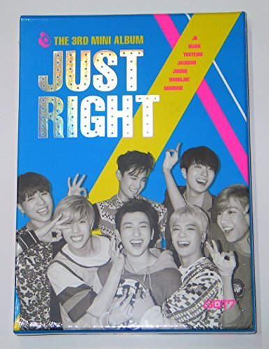 Got7 Got7 Just Right 3rd Mini Album Cd 84p Photobook Photocard Folded Official Poster Got7 Postcard Sticker Extra Photo Card Amazon Com Music