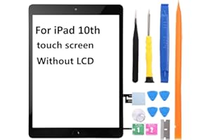 JYYSCRN for iPad 10 (10th Generation) 2022 Screen Replacement 10.9 Inch Digitizer, for iPad 10th Gen A2696 A2757 A2777 Touch Glass, Full Repair Kits