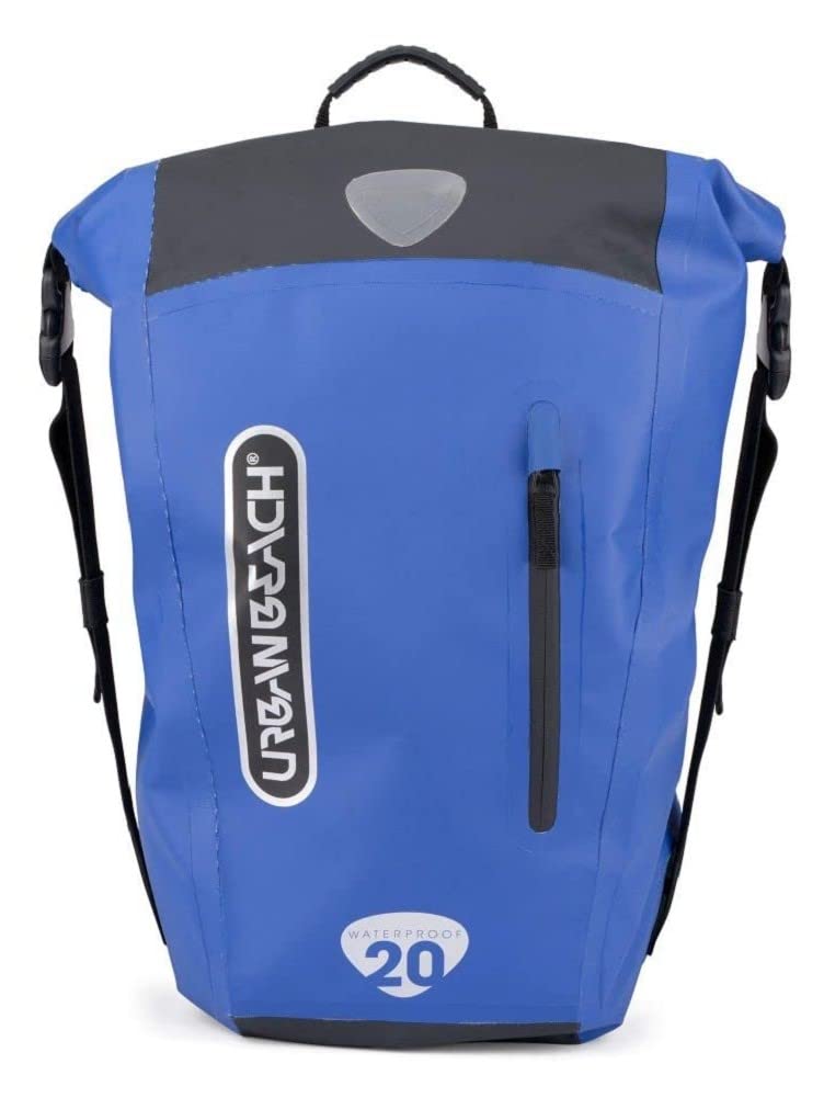 Urban Beach unisex Waterproof Dry Bag, Heavy Duty Floating Water Sport Rucksack, Blue, 20 L