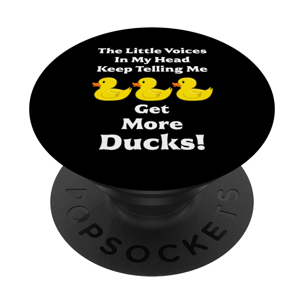 Get More Ducks, Toy Ducky, Rubber Duck PopSockets Adhesive PopGrip