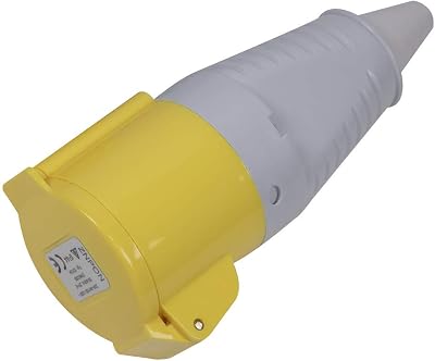 Sealey Worksafe WC11032 110V Yellow 32A 2P+E Socket