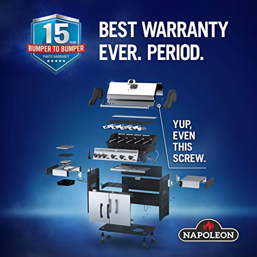 Napoleon Rogue XT 425 BBQ Grill, Black, Natural Gas RXT425SIBNK1 With Three Burners, Infrared