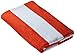 Kaufman- Orange Cabana Stripe, Large Beach and Pool Towels- Set of 4. 100% Cotton Maximum Absorbency and Softness