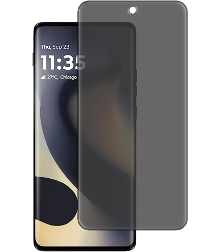 2 Pack Privacy Anti Spy Tempered Glass Screen Protector For Motorola Moto Edge Plus 2022