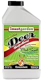 I Must Garden Deer Repellent Concentrate - 32oz: Mint Scent Deer Spray for Plants - Natural Ingredients - Makes 2.5 Gallons & Covers 10,000 sq. ft.