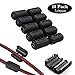 Noise Filter Cable Ring, VSKEY [10 pcs] Anti-Interference Noise Filters Ferrite Core Choke Clip for Telephones,Tvs,Speakers,Video,Radio,Audio Equipment & Appliances Power Audio (3.0mm)