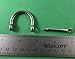 US STAINLESS Stainless Steel 316 Wide D Shackle 3/16