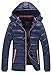 ZSHOW Men's Winter Thicken Removable Hood Jacket Outwear Quilted Jacket