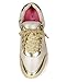 Nature Breeze CD33 Metallic Shimmer Lace Up Lightweight Cross Training Sneaker - Gold