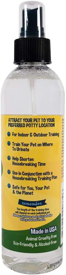 Bodhi Dog Potty Training Spray | Indoor Outdoor Potty Here Training Aid for Dogs & Puppies | Puppy Potty Training for Potty Pads | Made in USA | 8oz : Pet Supplies