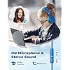 iClever HS19 Kids Headphones Over Ear, HD Stereo Headphones with Microphone for Children, Volume Limiter 85/94dB…