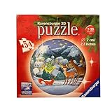 Christmas Tree Ornament Puzzleball: 54 Pieces (Deer)
