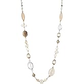 FULU AUTUMN Long Necklaces for Women Trendy Long Chunky Beaded Necklace Boho Fashion Costume Jewelry Mothers Day Gifts for Her