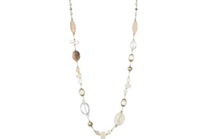 FULU AUTUMN Long Necklaces for Women Trendy Long Chunky Beaded Necklace Boho Fashion Costume Jewelry Mothers Day Gifts for Her