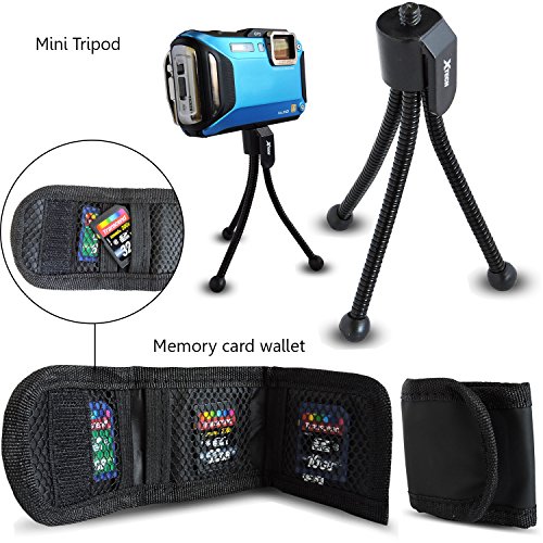 Ideal Accessory Kit for Canon Powershot SX540, SX530, SX520, SX510, SX500, SX280, SX260 Cameras. Includes 16GB Memory Card + NB-6L Battery with Charger + Padded Case + Card Reader + Mini Tripod + MORE - Thumbnail 4