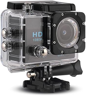 CetNova Ultra HD Sports &amp; Action Camera with Wifi, Portable High-definition Sports DV Waterproof Video Pano Camera Motion Recorder Camcorder for Outdoor Activities, Water Resistant 30M, Black