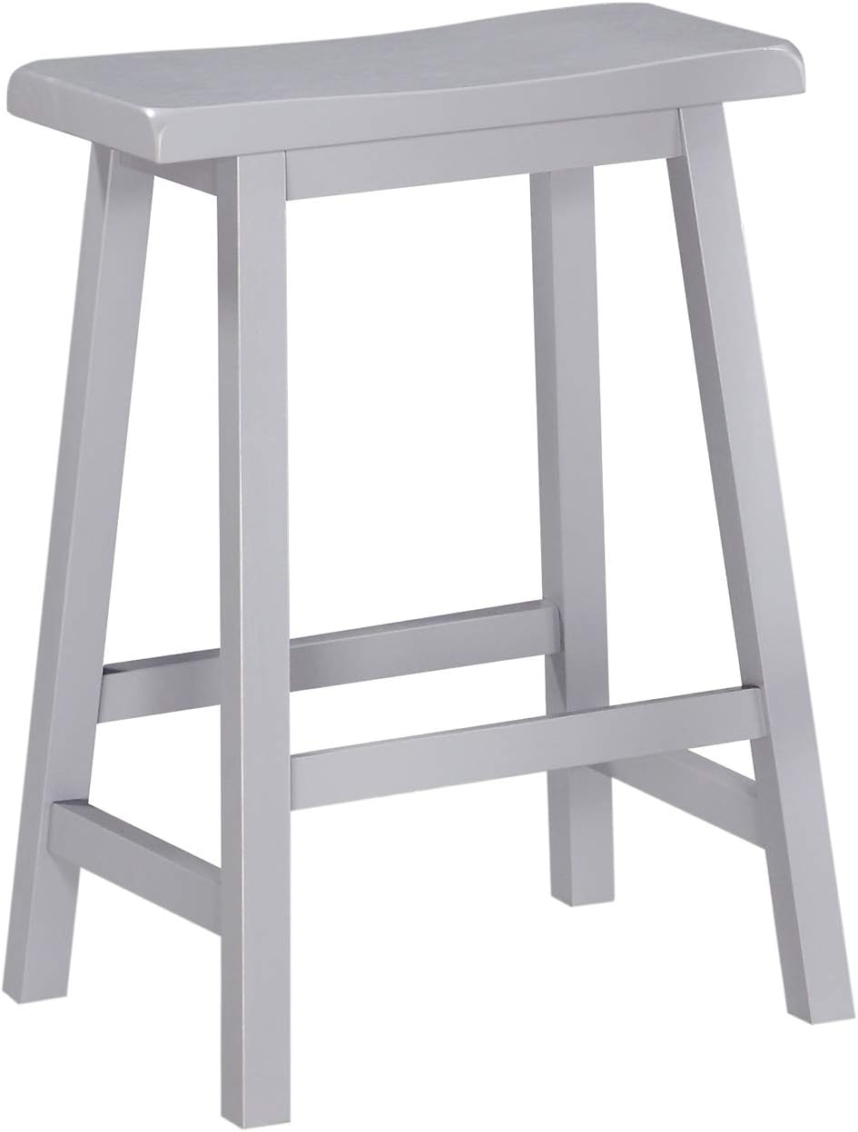 Best Saddle Bar Stool Grey