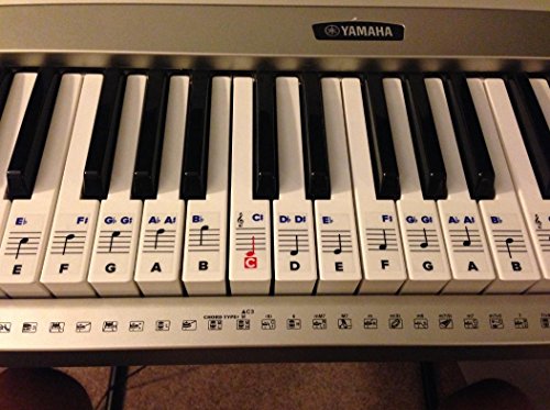 6 Piano+Stickers+Keys+Removable+Keyboards