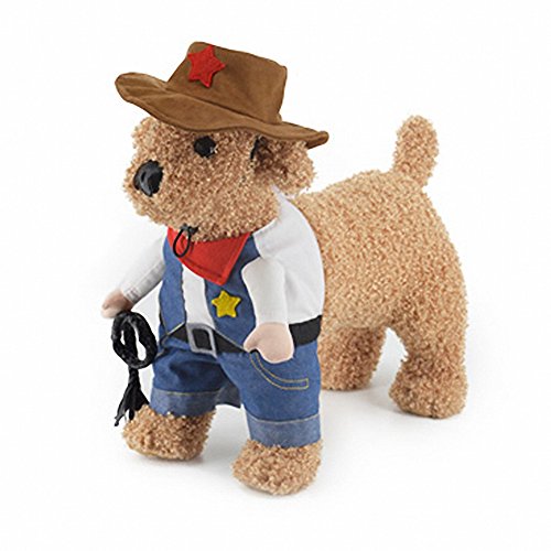 OMEM Pet stand posture clothes,puppy cat costumes for waiter,dessert division, nurse, police, soldier,boxer, racing, doctor, adventurer variety of pet garment funny dog cat clothing