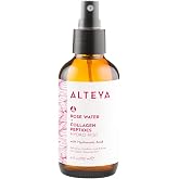 Alteya Rose Water Face Mist with Collagen Peptides &amp; Hyaluronic Acid | Soothes and refreshes with lightweight hydration to soften skin and leave it feeling smooth, supple and comfortably hydrated