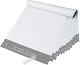 Switory Parcel Bags 25Pcs 10x13in White Self Seal Poly Mailers Clothing