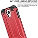 WOLLONY Galaxy S4 Case, Rugged Hybrid Dual Layer Hard Shell Armor Protective Back Case Shockproof Cover for Samsung Galaxy S4 Case - Slim Fit - Heavy Duty - Impact Resistant Bumper(Red)