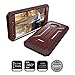 HTC ONE M9 Shockproof Case & Belt Clip Holster with Built-in Screen Protector [Hero Series] (EncasedNew 2016 Release (Maroon )