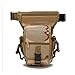 YUMQUA Tactical Drop Leg Pouch, Multi-purpose Bag Military Canvas Drop Leg Bag Motorcycle Thigh Bag Pouch Tool Bag for Outdoor Hiking Cycling Working