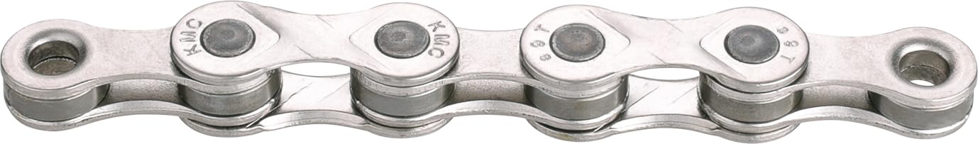 KMC E9 9 Speed E-Bike Chain, Silver, 122 Link