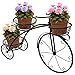 Sorbus Tricycle Plant Stand – Flower Pot Cart Holder – Ideal for Home, Garden, Patio – Great Gift for Plant Lovers, Housewarming, Mother’s Day – Parisian Style (Bronze)thumb 1