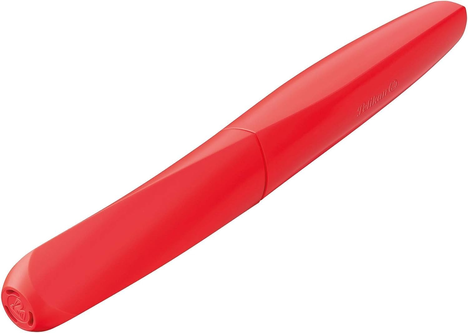 Pelikan 814959 Twist Nib Fountain Pen, M, Neon Coral, with 1 Cartridge, Pack of 1