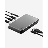 Belkin Connect Thunderbolt 4 Docking Station, 5-in-1 USB-C Multiport Core Hub w/ 96W Power Delivery for Mac, Windows, Single 8K or Dual 4K Display, Thunderbolt 4 Cable &amp; Power Supply Included